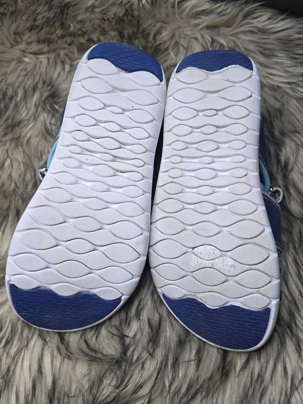 Ryka Navy and Light Blue Strappy Women's Sandals